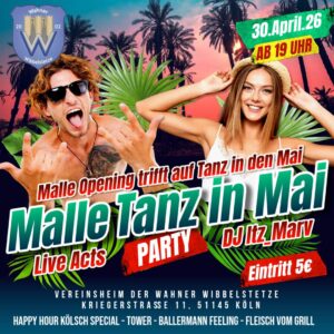 Malle Tanz in den Mai Party